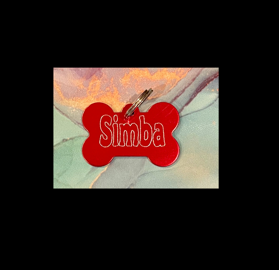 Engraved Pet Identification Tag