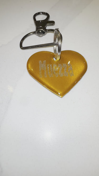 Engraved Pet Identification Tag